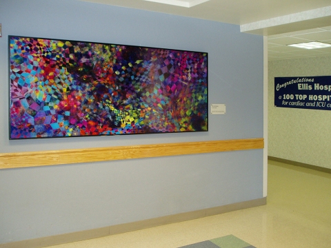 The Invitation, installation view The Invitation acrylic on panel