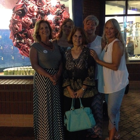 Makers and backers at the PUSH DOWN & TANGO opening reception. Push Down & Tango