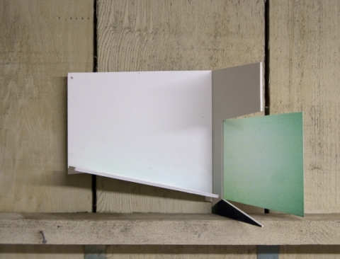 Untitled (Shifting Spaces) Model, 2012 Cybele Lyle Pro Arts 2 x 2 Solos Foam core, Digital print