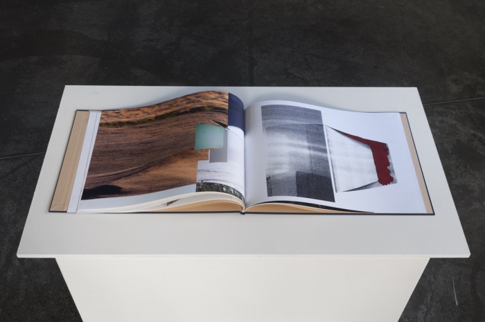 Shifting Spaces (book), installation view, 2012 Cybele Lyle Pro Arts 2 x 2 Solos Book