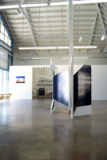 Untitled (What's Yours Is Mine), installation view, 2013 Cybele Lyle Fictional/Familiar at Swarm Gallery Polystyrene, Digital Prints, Paint