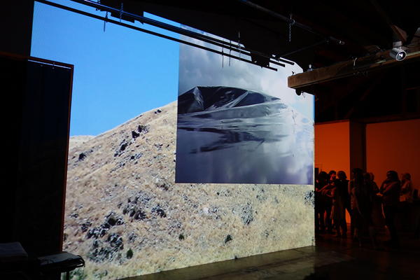 Untitled (Rolling Hills, 2) Cybele Lyle Disjecta Summer Performance Series Installation View