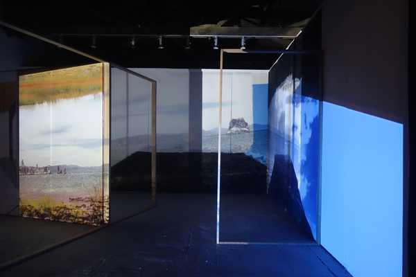 Boxed Out Cybele Lyle Boxed Out at The SFAC Grove St. Gallery Digital Prints, Fabric, Wood, Video Projection