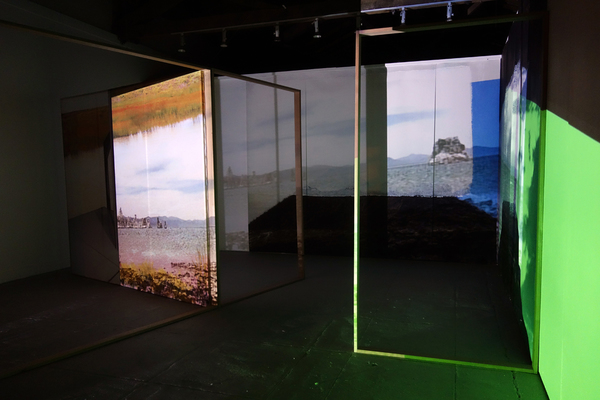 Boxed Out Cybele Lyle Boxed Out at The SFAC Grove St. Gallery Digital Prints, Fabric, Wood, Video Projection