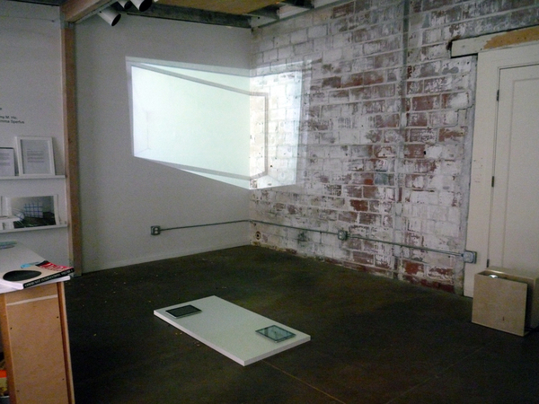 w/ Aaron Finnis Cybele Lyle Producing Space at Interface Gallery Video Projection (Still)