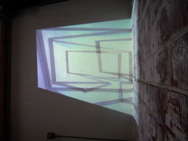 Cybele Lyle Producing Space at Interface Gallery Video Projection (Still) Cybele Lyle Producing Space at Interface Gallery Video Projection (Still)