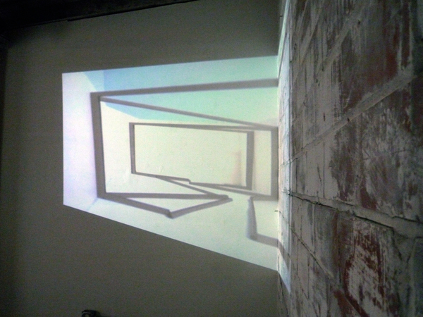 Cybele Lyle Producing Space at Interface Gallery Video Projection (Still) Cybele Lyle Producing Space at Interface Gallery Video Projection (Still)