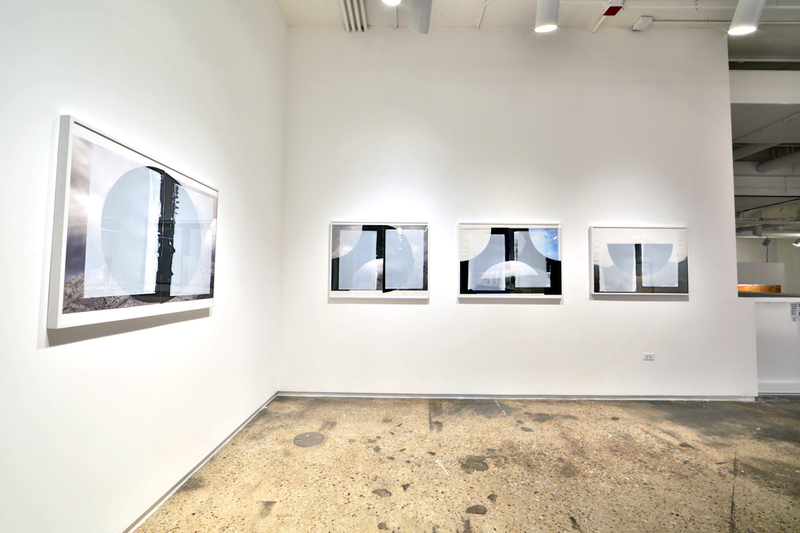 Untitled (The Moon) 1-4 Cybele Lyle Another Place at Hunter College Art Gallery Digital Prints w Silkscreen