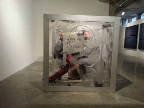 DANIELLE FRANKENTHAL See In/Be Seen Installation Aluminum and acrylate