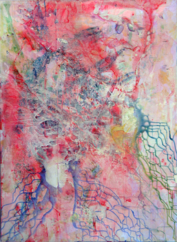 DANIEL ROSENBAUM Paintings 2011-2012 ink, acetate, paper, panel, acrylic