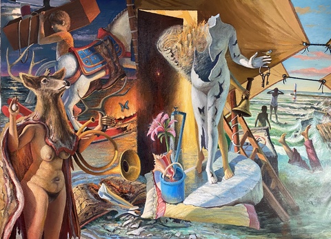 Dan Sheridan Gustin Large Narratives Acrylic on canvas