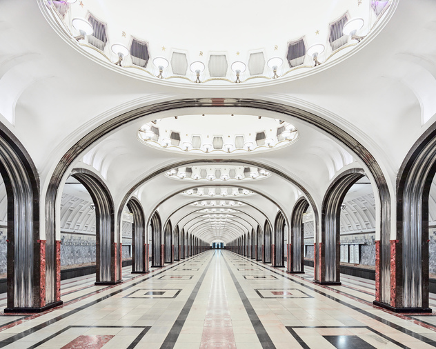 Mayakovskaya Station, Moscow, Russia, 2014