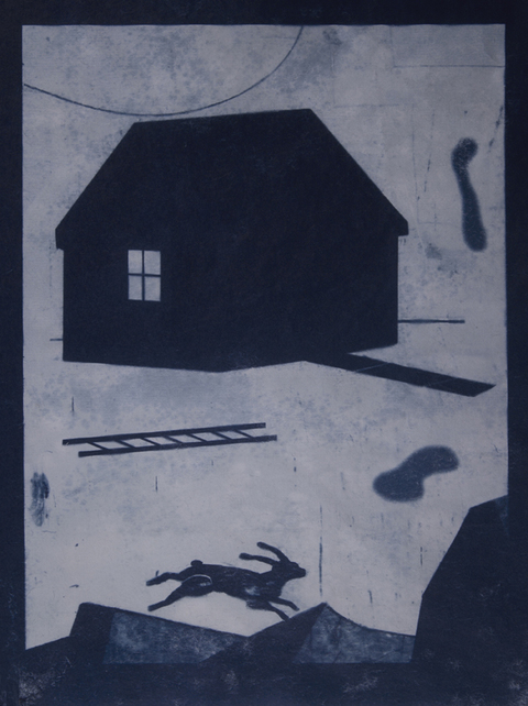 Weightless Cyanotypes cyanotype