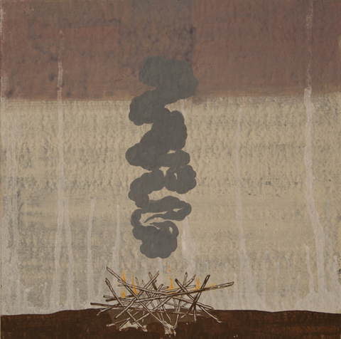 The Weight of Nothing Archive: Paintings on Paper gouache on handmade paper
