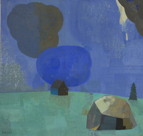 Hypothetical May Morning Archive: Paintings on Paper gouache on handmade paper