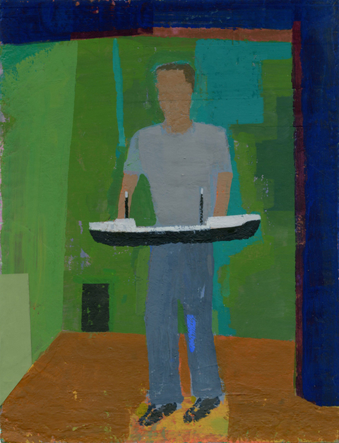 Boat Archive: Paintings on Paper gouache on handmade paper