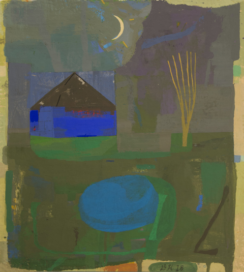 Sampler Paintings on Paper 2018 gouache on handmade paper