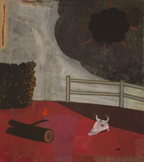 Under Darkness Paintings on Paper 2018 gouache on handmade paper