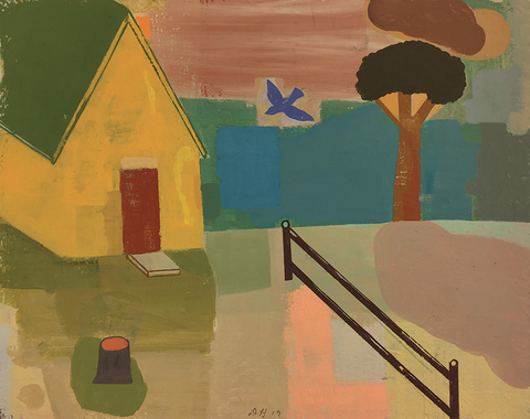 Hypothetical May Morning Paintings on Paper 2019 gouache on handmade paper
