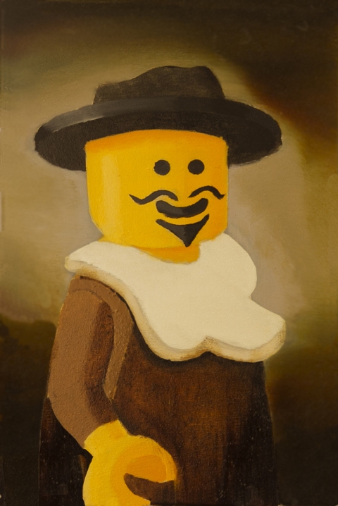 Portrait of Herman Doomer David Jacobs Paintings oil on panel