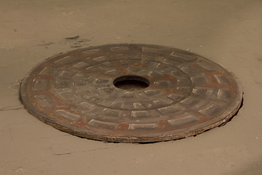 Man Hole David Jacobs Sculptures wood, oil