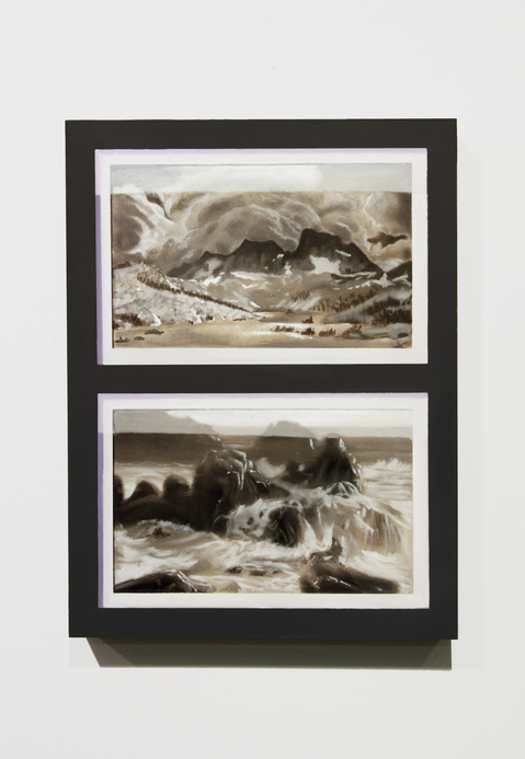 A Storm's A Brewin' David Jacobs Paintings oil on panel