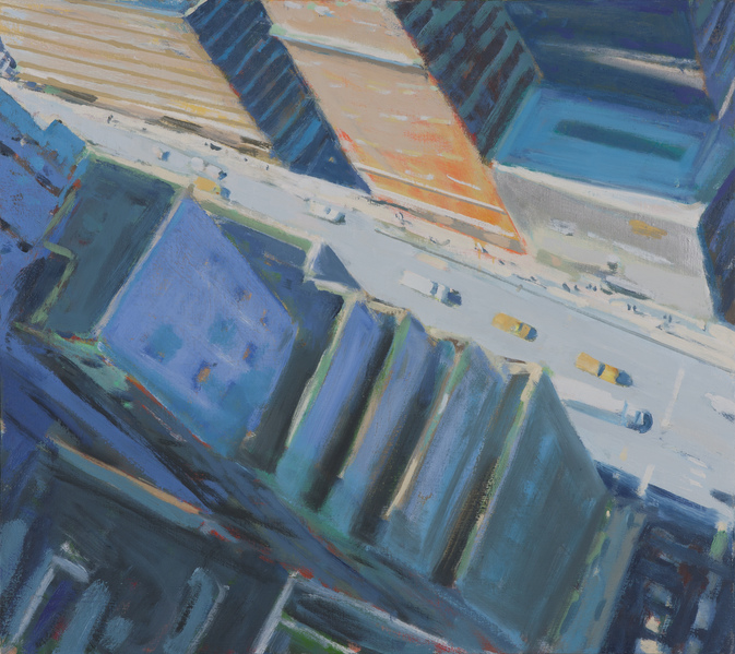 Madison Avenue Paintings Oil on Linen