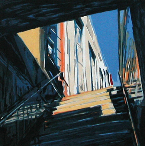 Coming Out Of The Subway Prints Wood block
