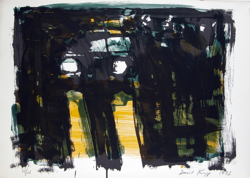 Oncoming Car Prints Serigraph