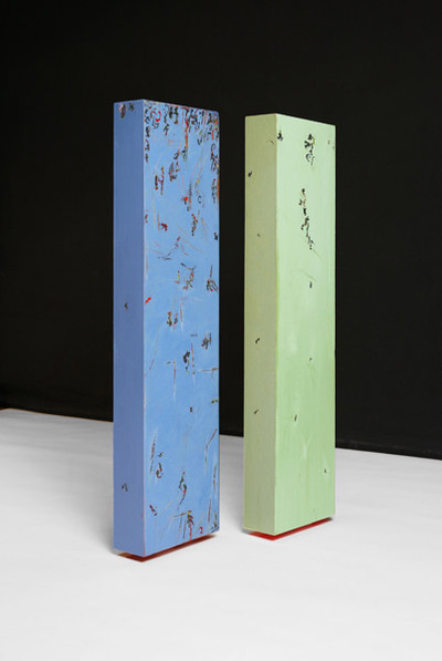 Stand Series, pairing Deborah Davidson Recent Work Acrylic on Wood