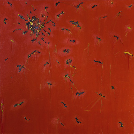 Glyph Series: Assert Deborah Davidson Selected Past Work Acrylic on Vellum Mounted on Wood Panel