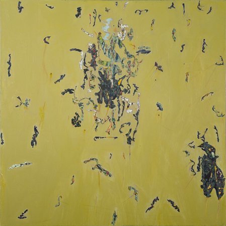 Glyph Series: Stain Deborah Davidson Selected Past Work Acrylic on Vellum Mounted on Wood Panel