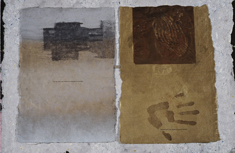 The River Deborah Davidson Selected Past Work Artist Book, Monotype and Mixed Media