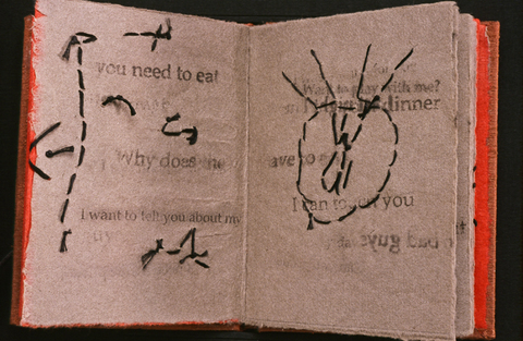 Best, detail Deborah Davidson Selected Past Work Artist Book, Mixed Media