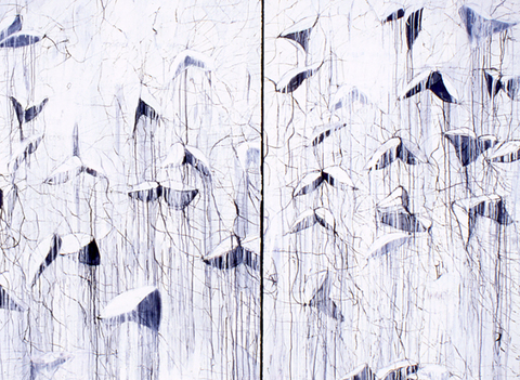 Voices Deborah Davidson Selected Past Work Mixed-Media Drawing