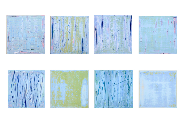 Dissipate Small Series Deborah Davidson Recent Work Acrylic on Wood