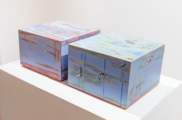 Dissipate / Disappear Series Deborah Davidson Recent Work acrylic on wood