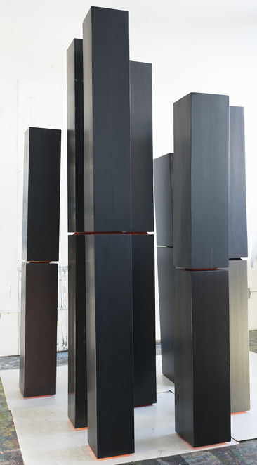 Dissipate / Disappear Series Deborah Davidson Recent Work acrylic on wood