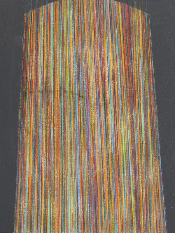 Dissipate Continued Deborah Davidson Recent Work Color pencil on prepared panel