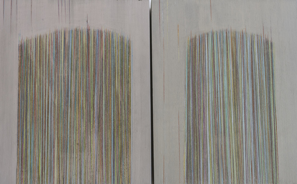 Dissipate Continued Deborah Davidson Recent Work Color pencil on prepared panel