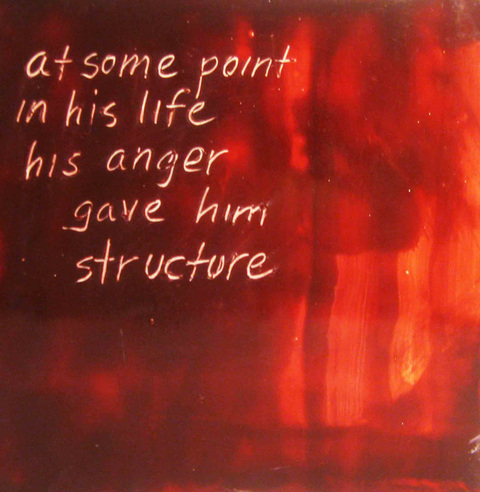Structure The Talkies oil paint, encasutic wax, carnauba wax on birch panel