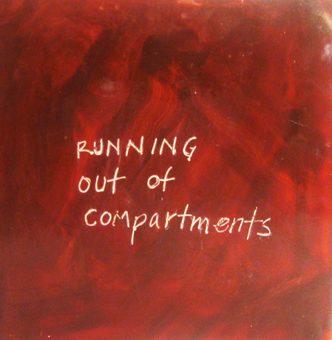 Compartments The Talkies oil paint, encasutic wax, carnauba wax on birch panel