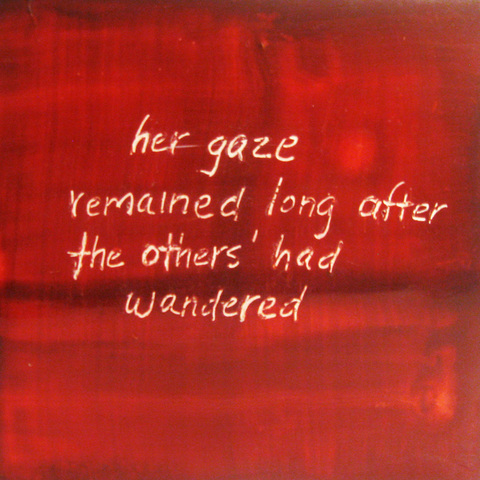 Gaze Remained The Talkies oil paint, encasutic wax, carnauba wax on birch panel