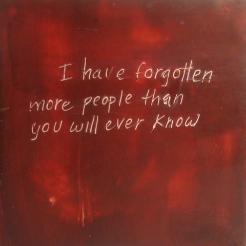 Forgetten The Talkies oil paint, encasutic wax, carnauba wax on birch panel