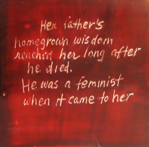 Homegrown The Talkies oil paint, encasutic wax, carnauba wax on birch panel
