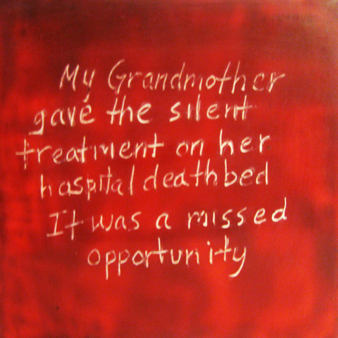 Nana The Talkies oil paint, encasutic wax, carnauba wax on birch panel