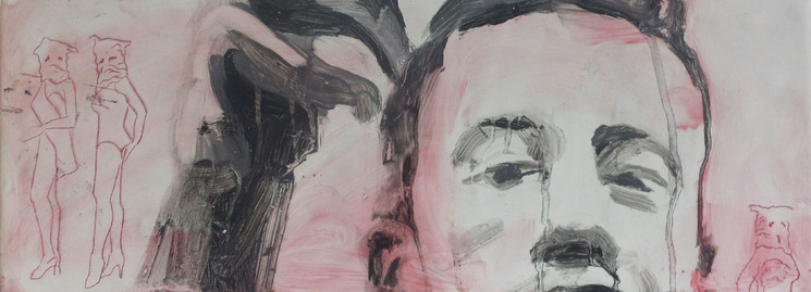 Winter of the Lonely Ghosts #11 Winter of the Lonely Ghosts encaustic wax and oil paint on board