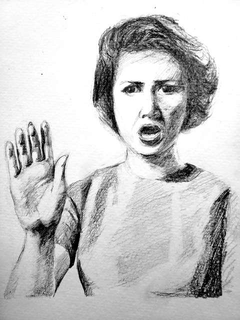Nope Drawings graphite on Strathmore series 400 watercolor paper