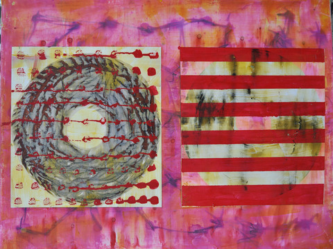 Composition #50 Quirk Gallery Show Mixed Media