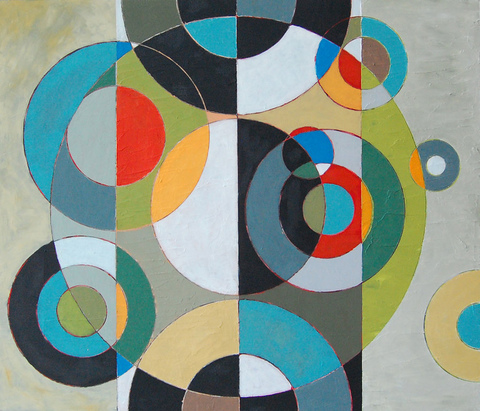 Composition #56 Quirk Gallery Show mixed media on panel